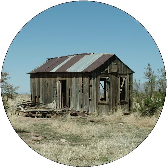 Abandoned House Pinback Buttons and Stickers