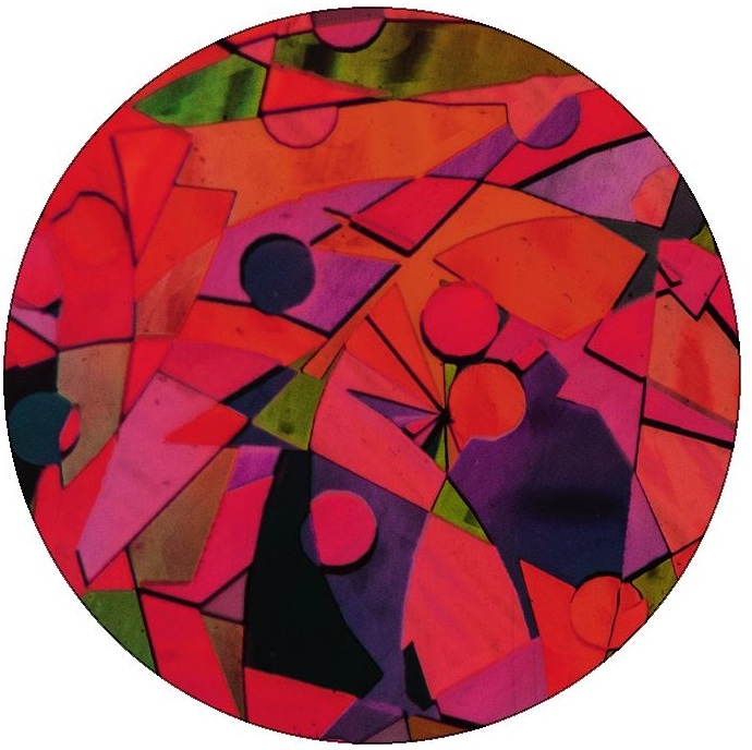 Abstract Art Pinback Buttons and Stickers