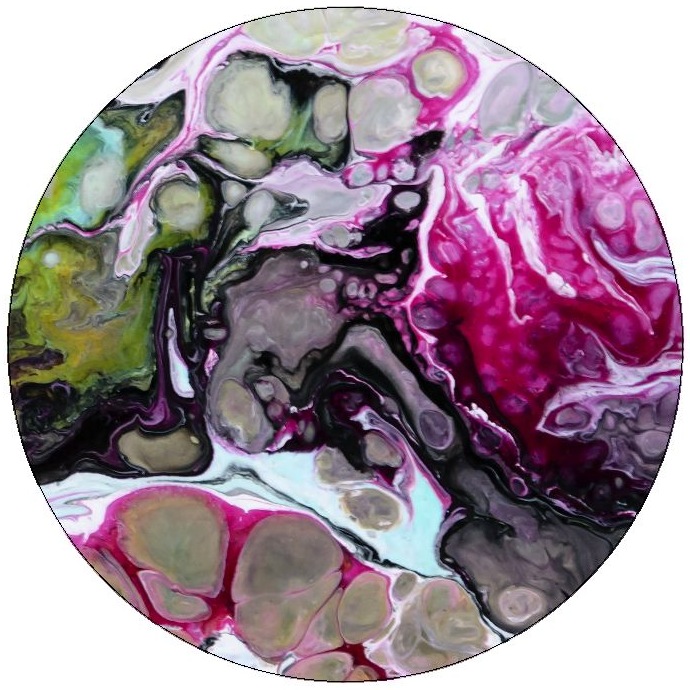 Abstract Art Pinback Buttons and Stickers