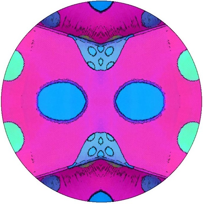 Abstract Pinback Buttons and Stickers