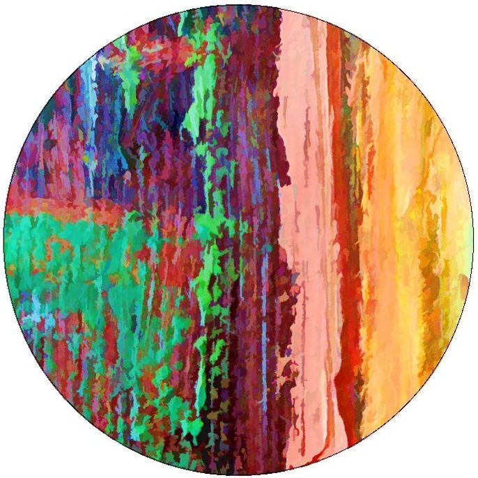 Abstract Art Pinback Buttons and Stickers