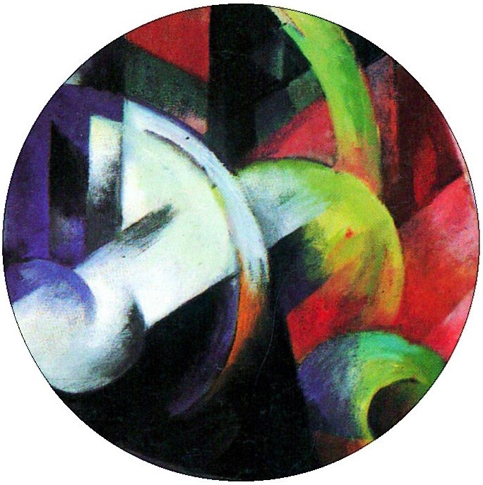 Abstract Art Pinback Buttons and Stickers