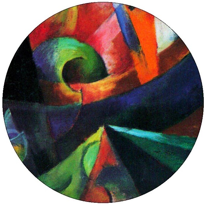 Abstract Art Pinback Buttons and Stickers