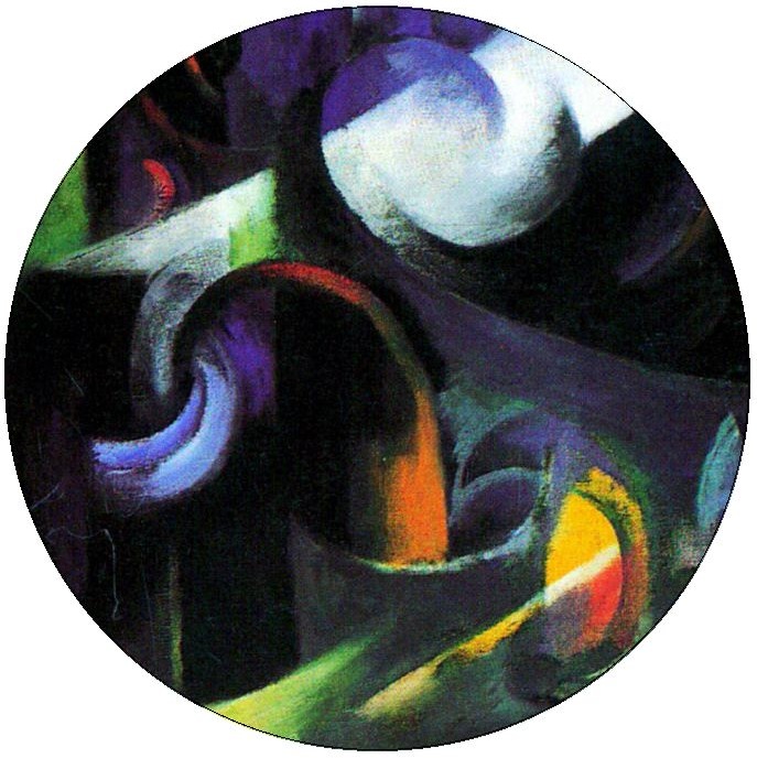 Abstract Art Pinback Buttons and Stickers