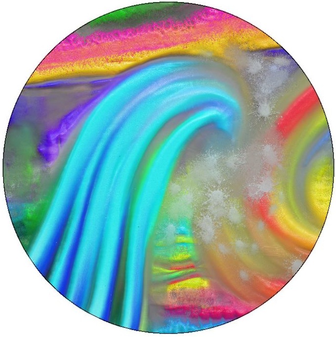 Abstract Art Pinback Buttons and Stickers