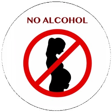 Don't Drink during Pregnancy Pinback Buttons and Stickers