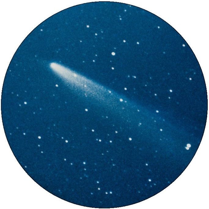 Comet Photo Pinback Buttons and Stickers