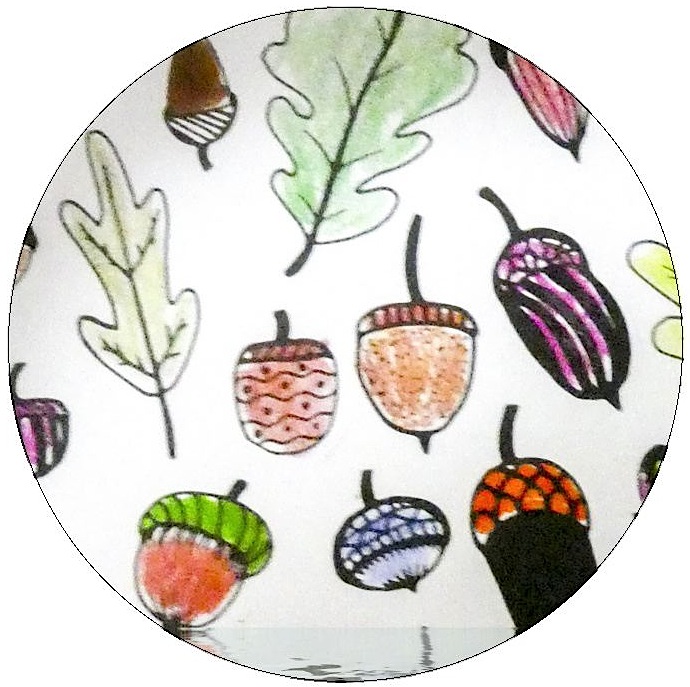 Acorn Pinback Buttons and Stickers