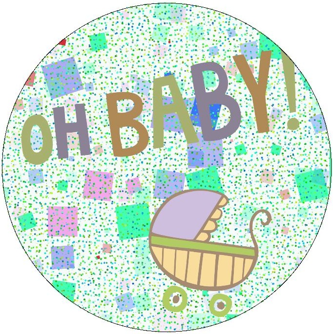 Baby Pinback Buttons and Stickers