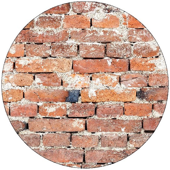 Bricks Pinback Buttons and Stickers