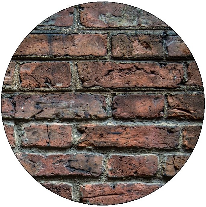 Bricks Pinback Buttons and Stickers