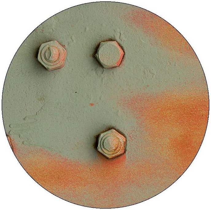 Rust Background Pinback Buttons and Stickers