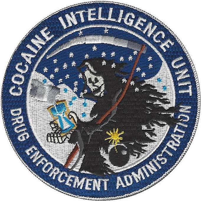 Cocaine Enforcement Badges Pinback Button and Stickers