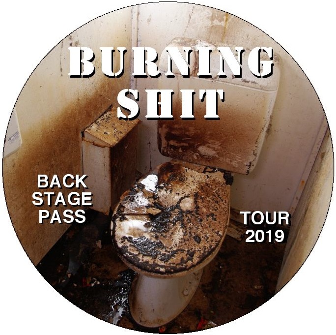 Band Tour Pinback Buttons and Stickers