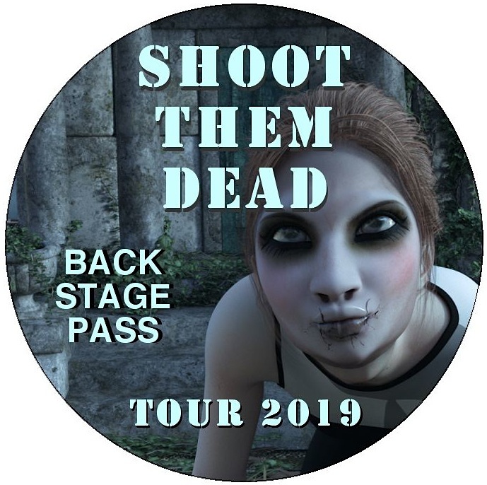 Band Tour Pinback Buttons and Stickers