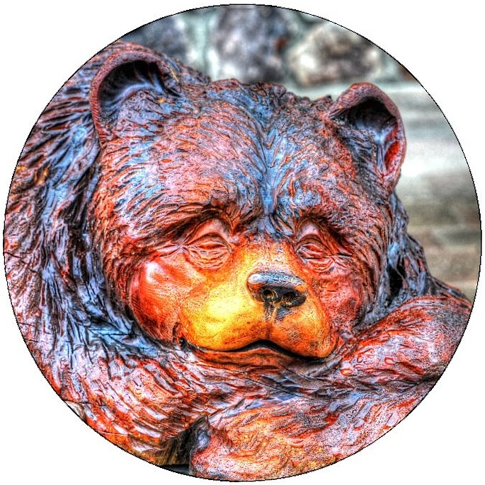 Bear Pinback Buttons and Stickers