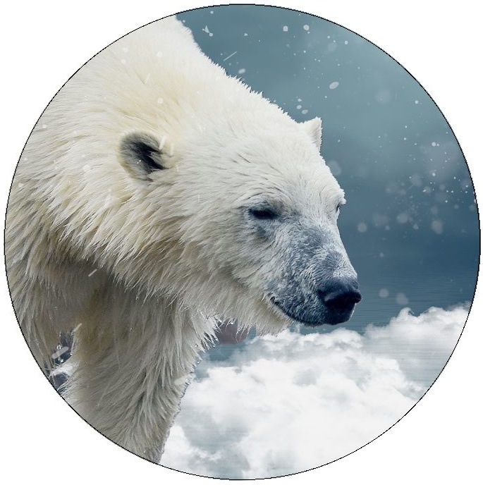 Polar Bear Pinback Buttons and Stickers