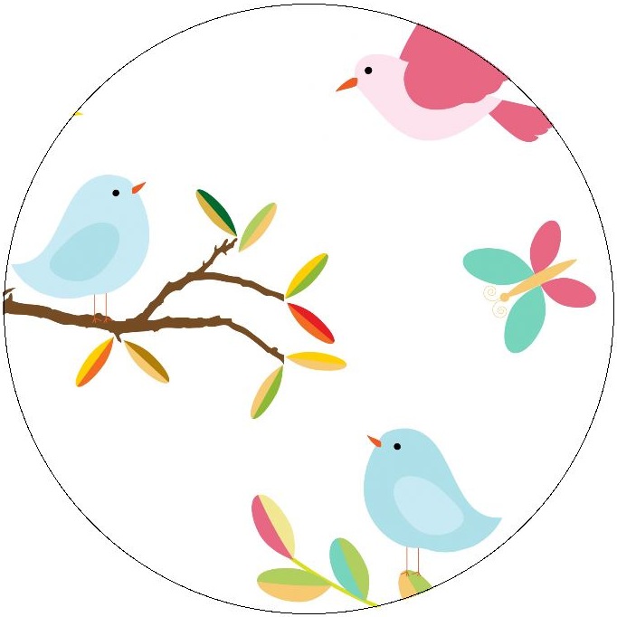 Bird Pinback Buttons and Stickers