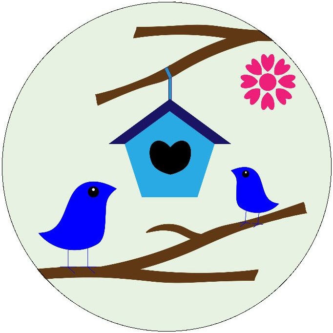 Bird Pinback Buttons and Stickers