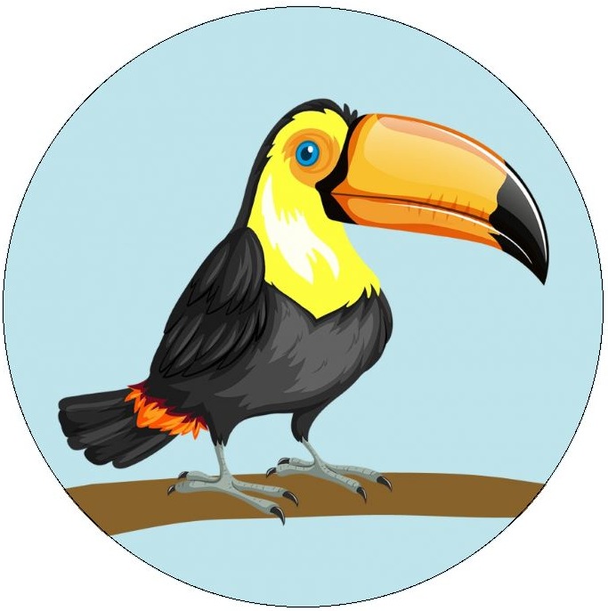 Parrot Pinback Buttons and Stickers