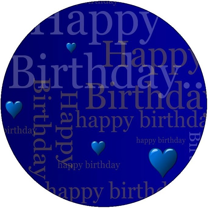 Birthday Cake Pinback Buttons and Stickers