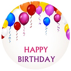 Happy Birthday Pinback Buttons and Stickers