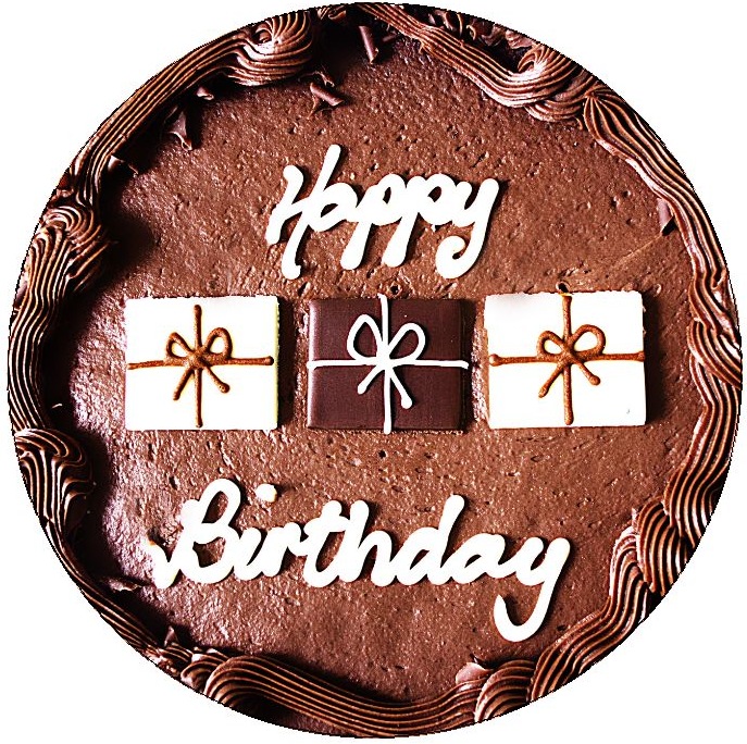 Birthday Cake Pinback Buttons and Stickers