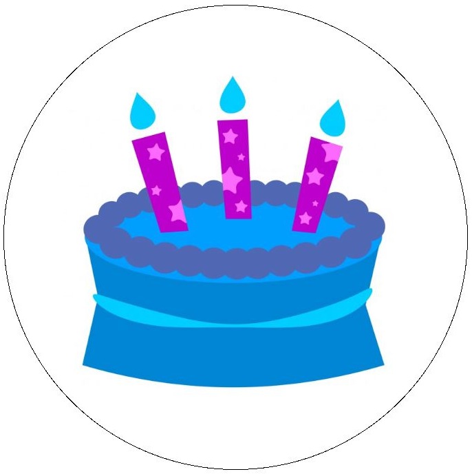 Birthday Pinback Buttons and Stickers