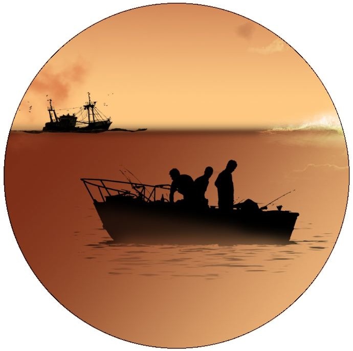 Boat and Ship Pinback Buttons and Stickers