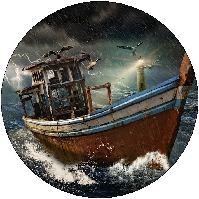 Boat and Ship Pinback Buttons and Stickers