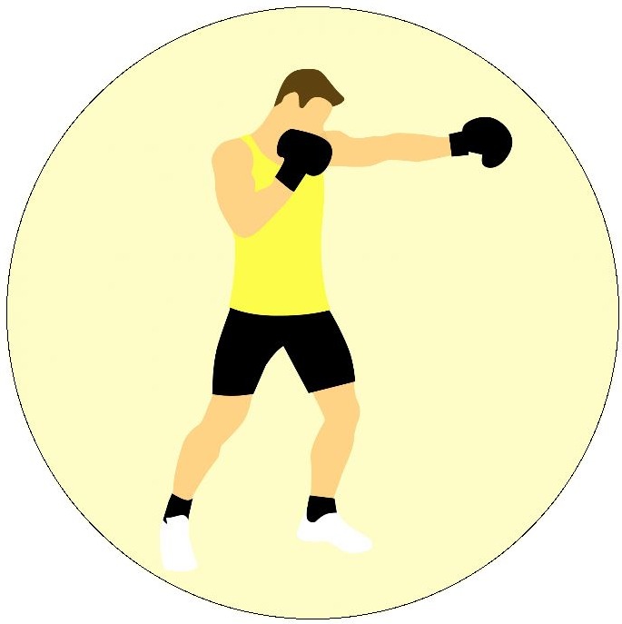 Boxing Pinback Buttons and Stickers