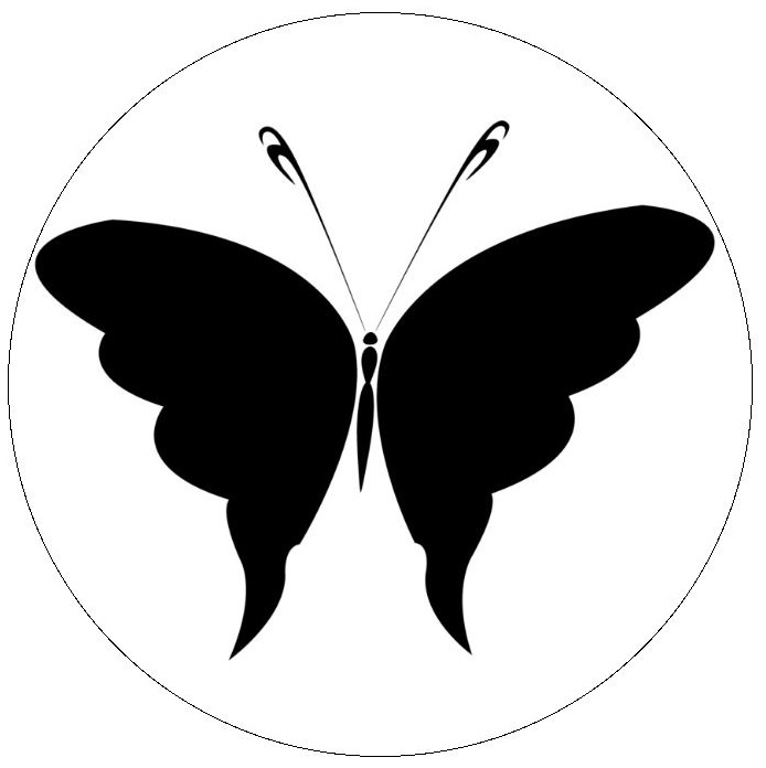 Butterfly Pinback Buttons and Stickers