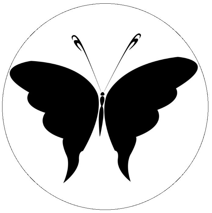 Butterfly Pinback Buttons and Stickers