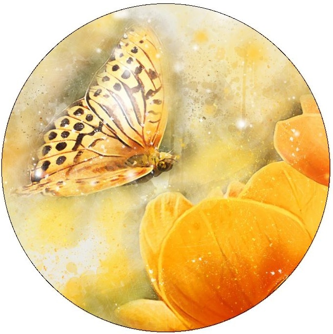 Butterfly Pinback Buttons and Stickers