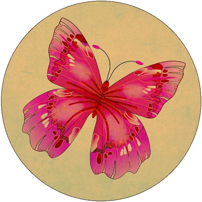 Butterfly Pinback Buttons and Stickers