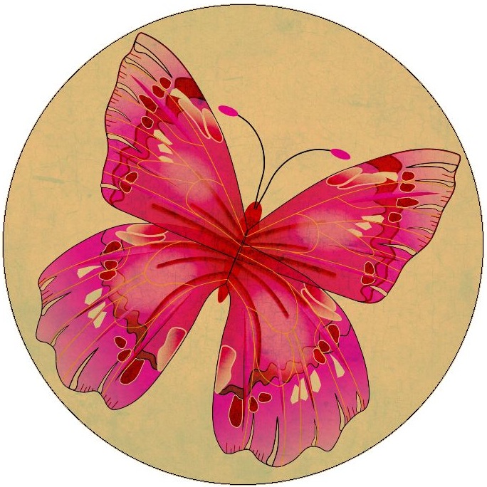 Butterfly Pinback Buttons and Stickers