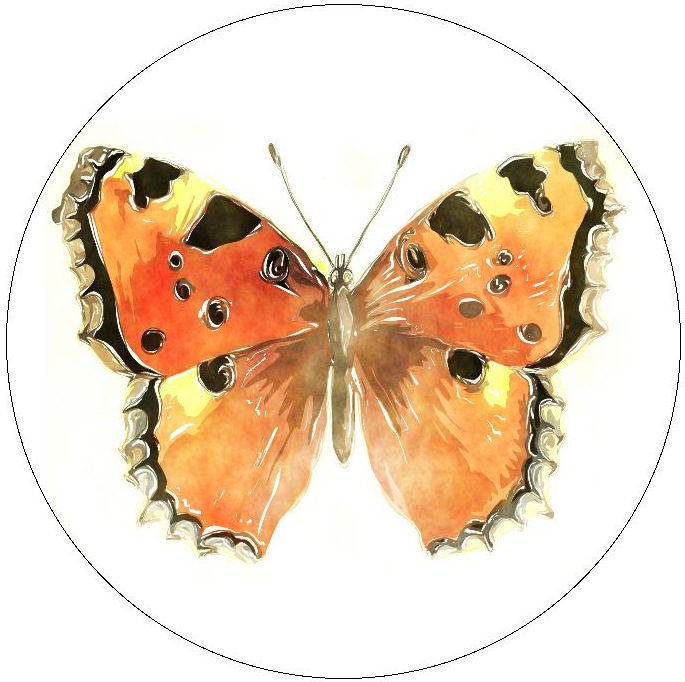 Butterfly Pinback Buttons and Stickers