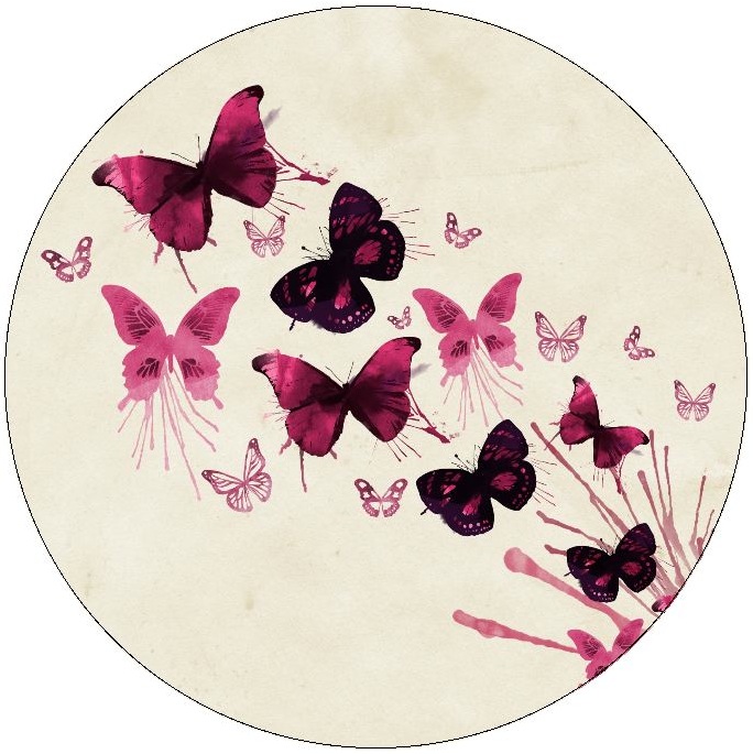 Butterfly Pinback Buttons and Stickers