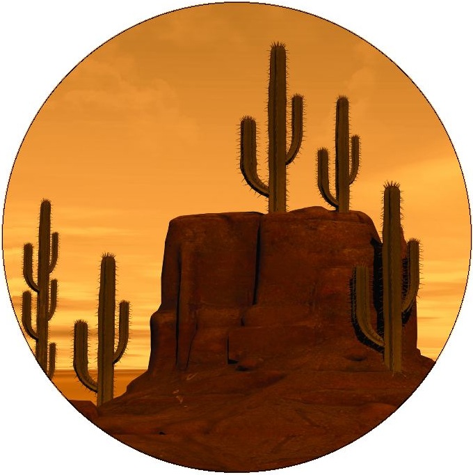 Cactus Pinback Buttons and Stickers