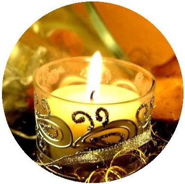 Candles Pinback Buttons and Stickers