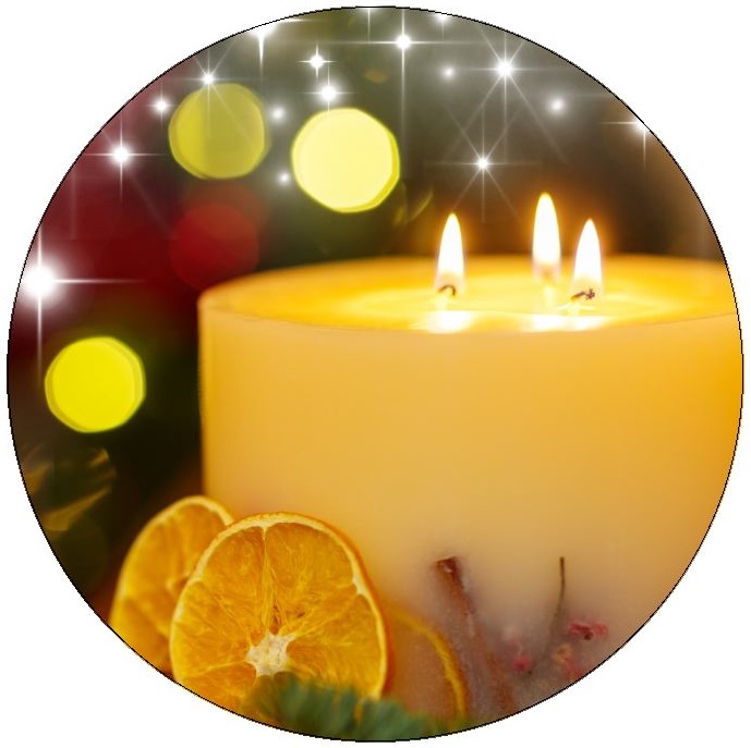 Candles Pinback Buttons and Stickers