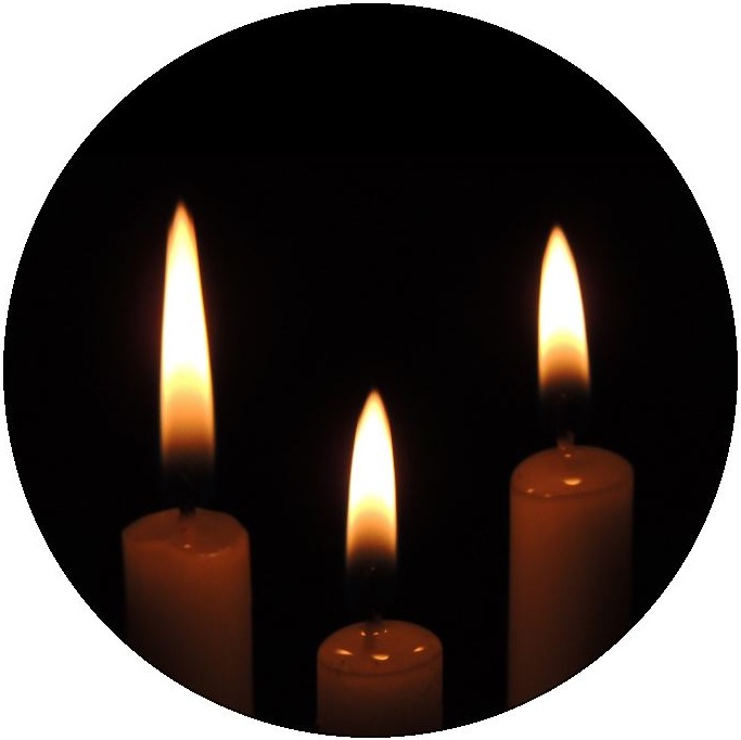 Candles Pinback Buttons and Stickers