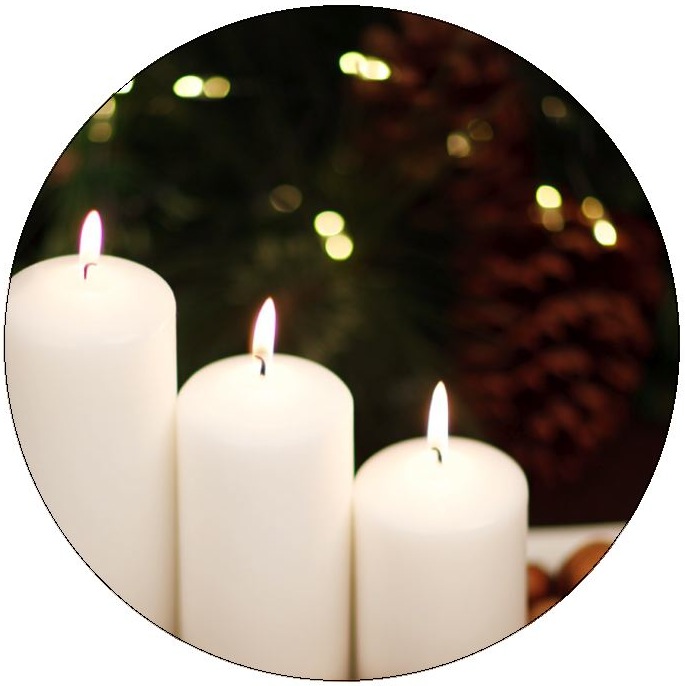 Candles Pinback Buttons and Stickers