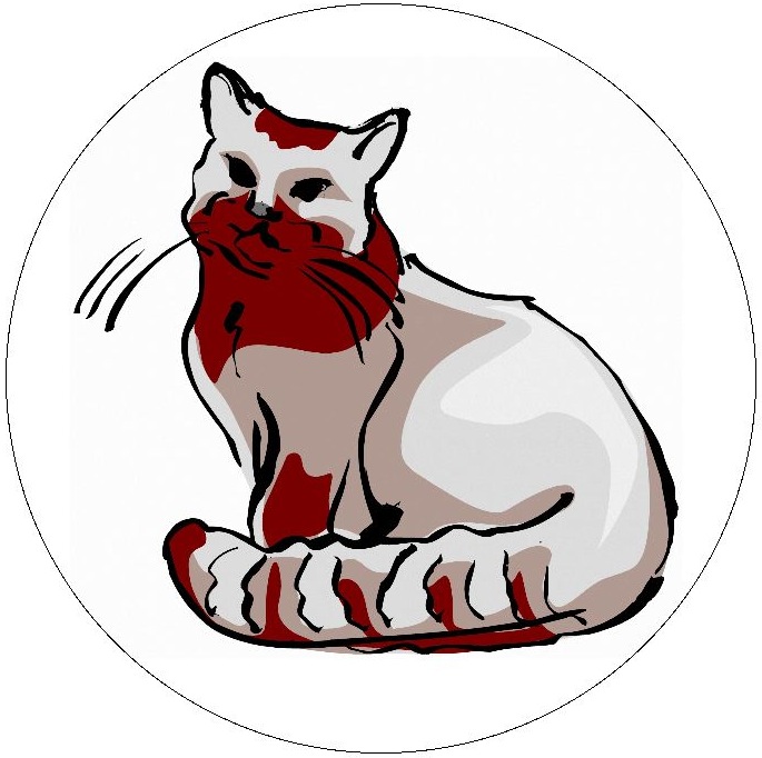 Cat Pinback Buttons and Stickers