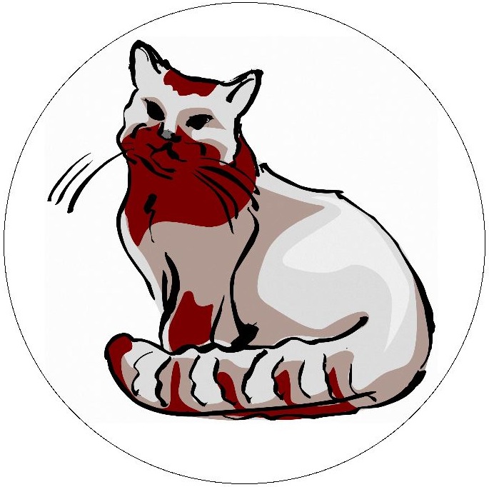 Cat Pinback Buttons and Stickers