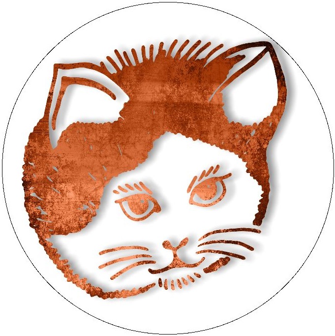 Cat Pinback Buttons and Stickers