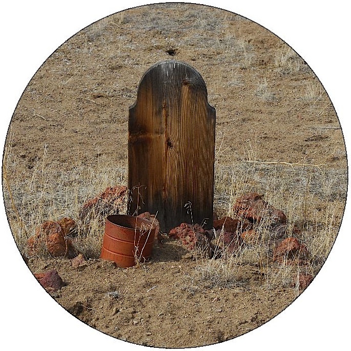 Cemetery Pinback Buttons and Stickers