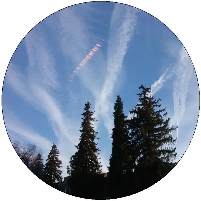 Chemtrails Pinback Buttons