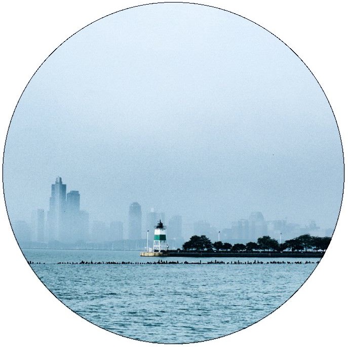 Chicago Fog Pinback Buttons and Stickers