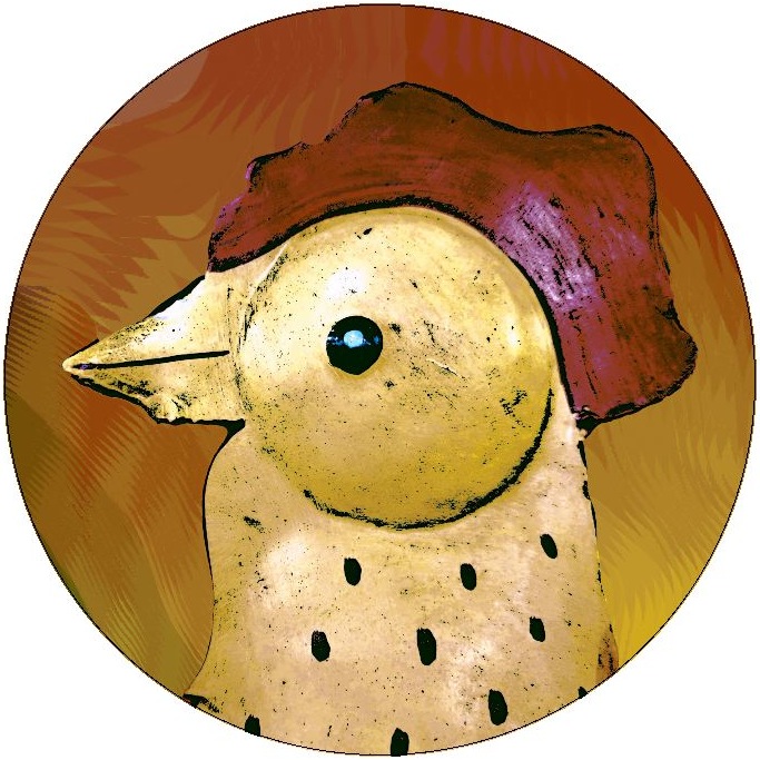 Rooster Pinback Buttons and Stickers